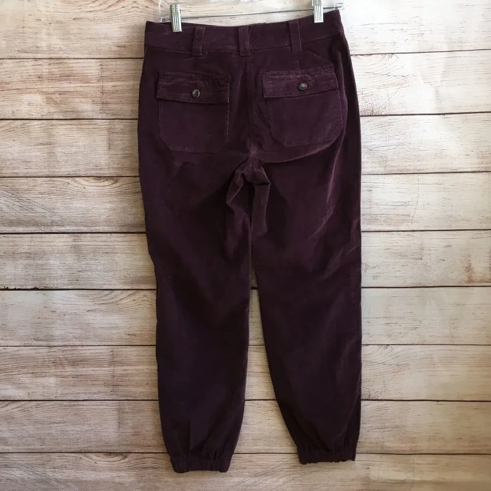 BODEN‎ GOWRIE JOGGER PANTS IN DEEP WISTERIA CORDUROY